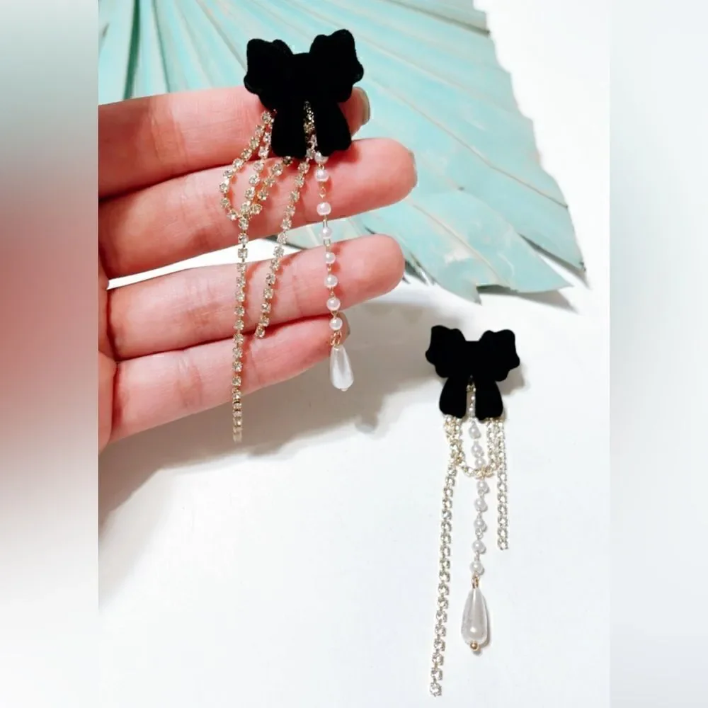 Crystal drop  earrings S108